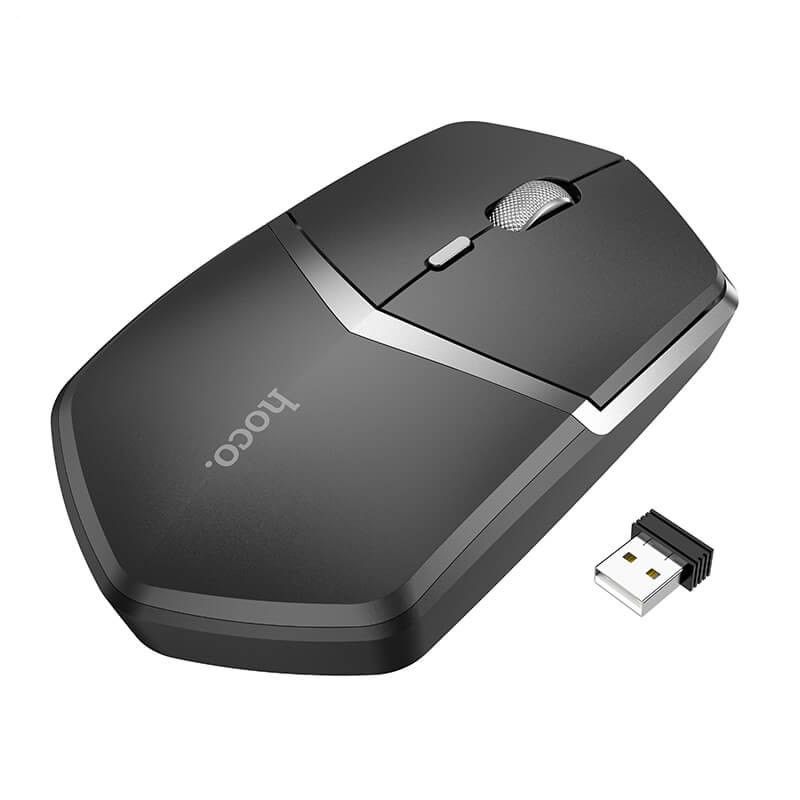 SMTE - HOCO DI33 Cool 2.4G Wireless Mouse 1600DPM Mouse - Black