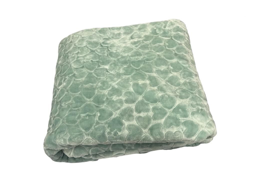 SMTE - Soft Cozy Mink Blanket DM - 	 Duck Egg