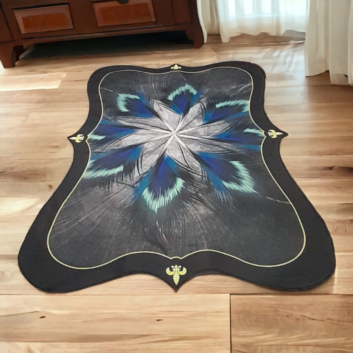 SMTE - 200cm by 150cm modern 3D Geometric Design Area B14