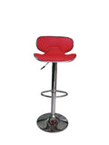 SMTE - 678 Adjustable Bar StoolRed PU Leather