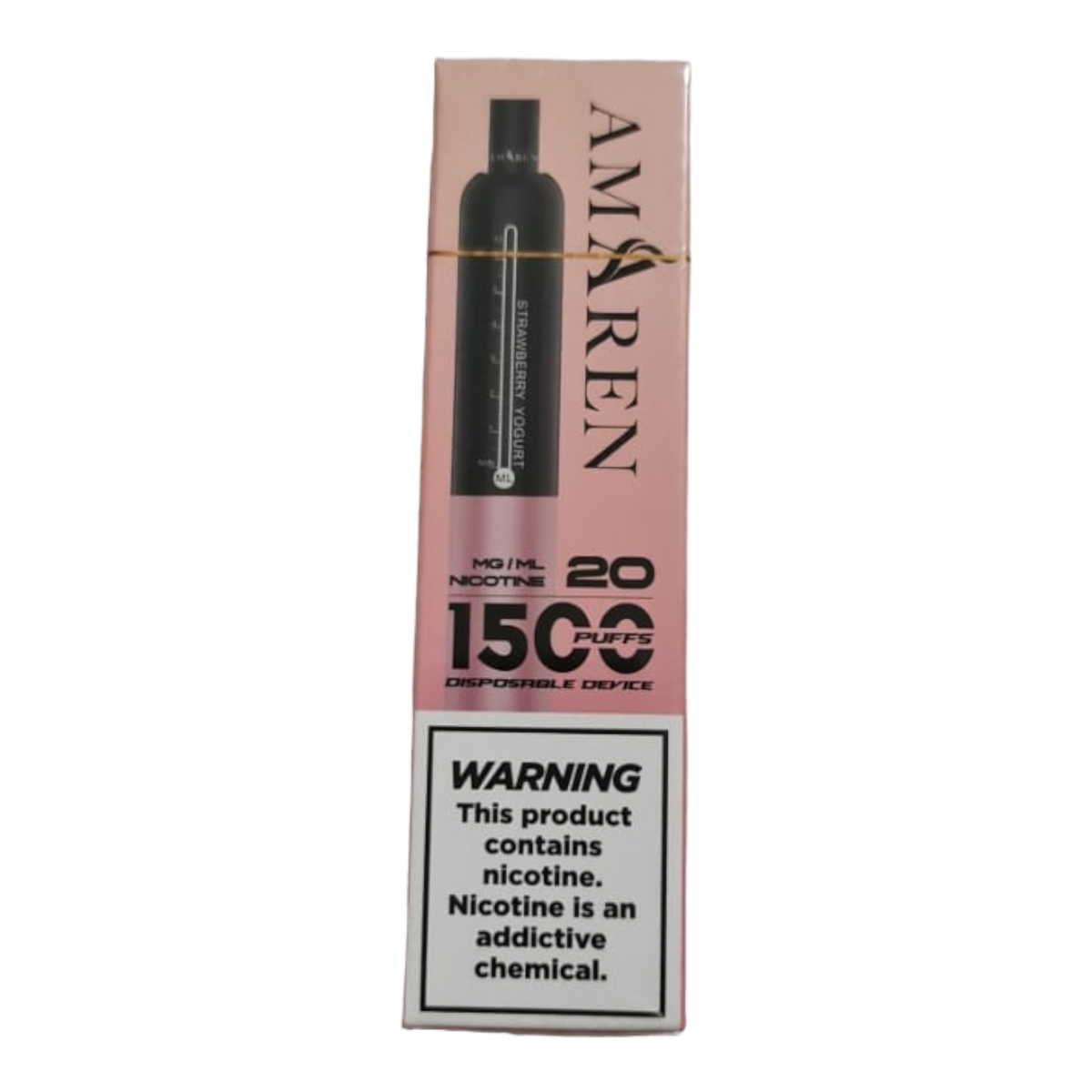 SMTE - Amaren Disposable Vape 1500 Puffs Strawberry Yogurt