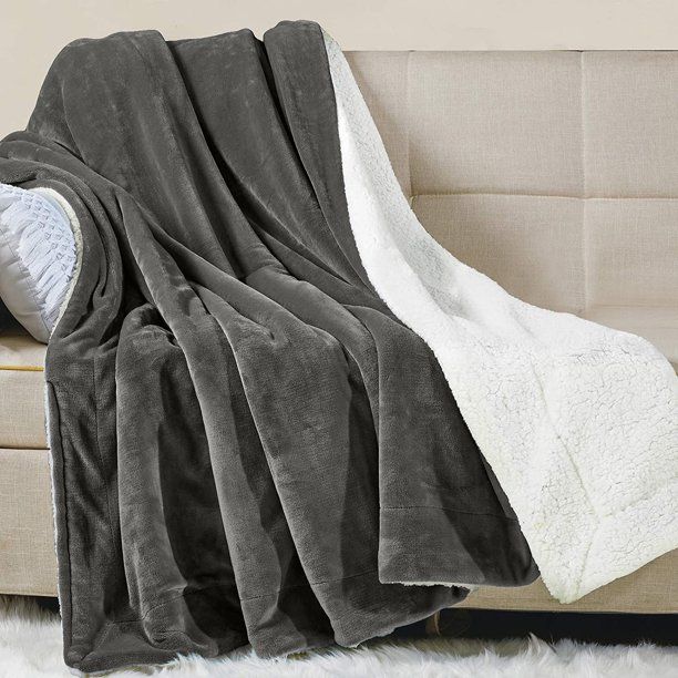 SMTE - Sherpa Ultimate Wool Throw - Grey