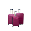 SMTE - 3 piece Luggage Set Travel PartnerStrong and DurablePurple
