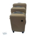 SMTE -  Quality Hard Outer Shell Wave LP01x  and Tieback - 3 Piece Set - Beige