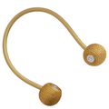 SMTE - Magnetic 2pc Curtain Tieback - Ball - Gold