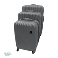 SMTE -  Quality Hard Outer Shell Wave LP01x  and Tieback - 3 Piece Set - Silver
