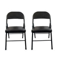 SMTE - Foldable Outdoor Chairs2 PackBlack