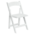SMTE - Wimbledon Resin Folding Chair For DecorSet of 4White