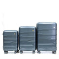 SMTE - Unbreakable Easy Travel 3 Piece 4Spinner Wheels Suitcases Luggage Travel Bag