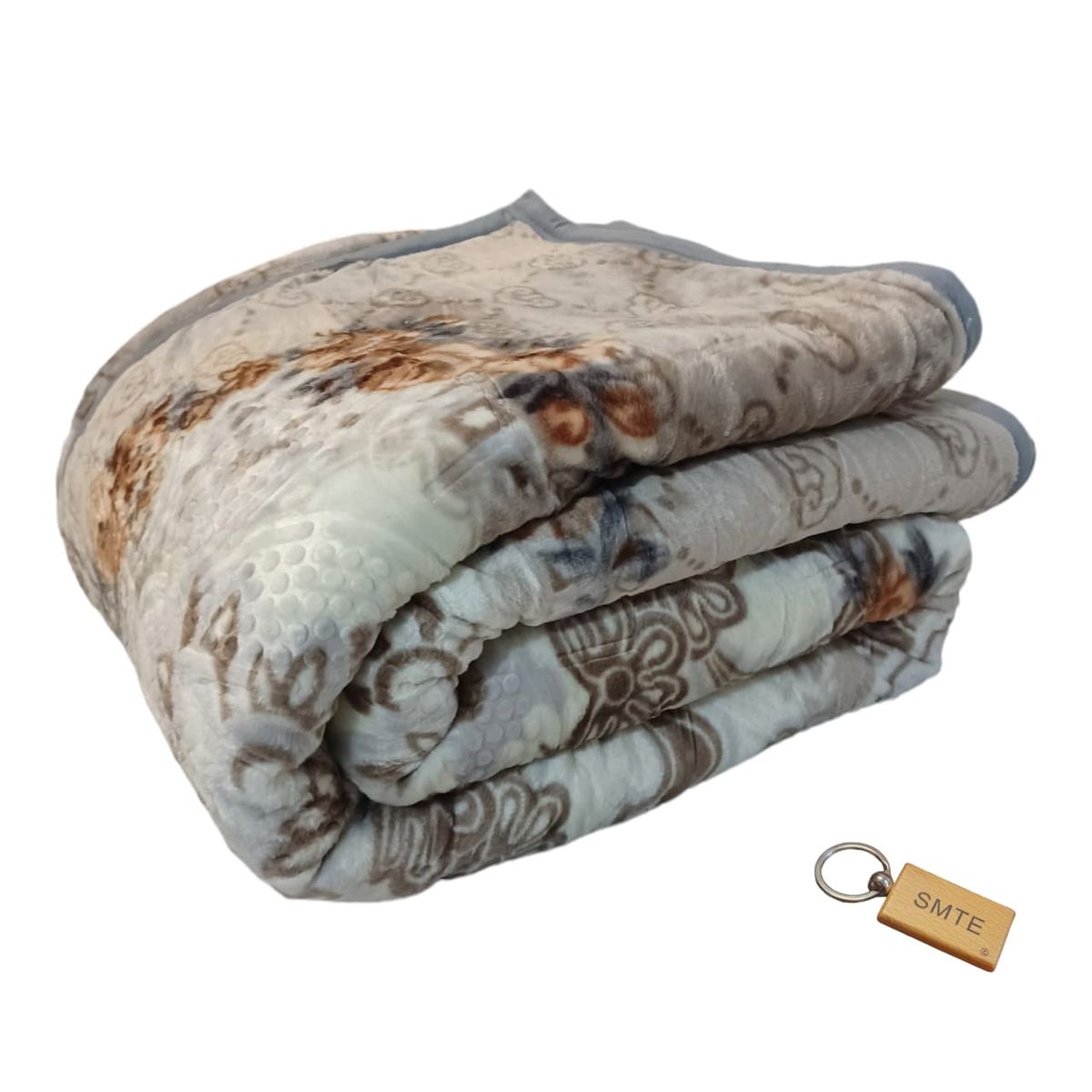 SMTE - Double Comfort: 2Ply Blanket CollectionB18+ KeyringLight grey