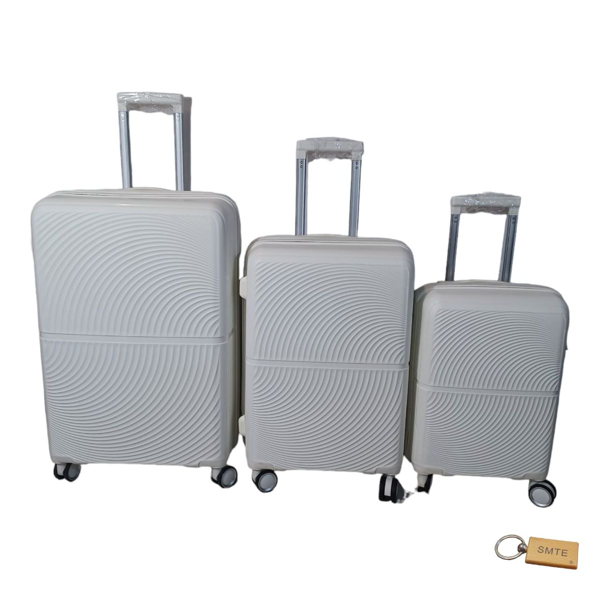 SMTE - STypeS1 Carry: Your Ultimate Portable Suitcase Solution3pieceRice White