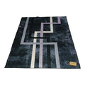 SMTE - 200cm by 150cmModern 3D Geometric Design Area Rug FR8 With  keyring