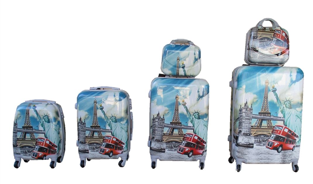 SMTE - Luxury PC Travel Luggage 6 Piece