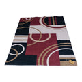 SMTE - 200cm by 150cmModern 3D Geometric Design Area Rug A65 With  Keyring