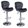 SMTE - Set of 2 Stylish and Armless Bar Stools