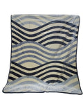 SMTE -  1Ply Blanket with Wave Stripe Design187cm x 226cm