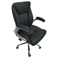 SMTE - PU Leather Luxury office chair with adjustable armrests