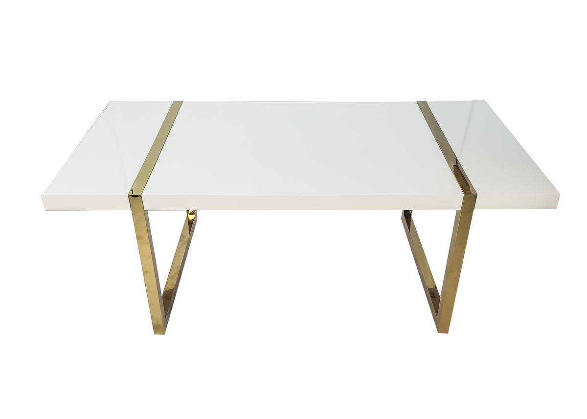 SMTE - Homary White Dining Table
