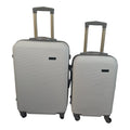 SMTE -  Hard Outer Shell Luggage2 PieceWhite