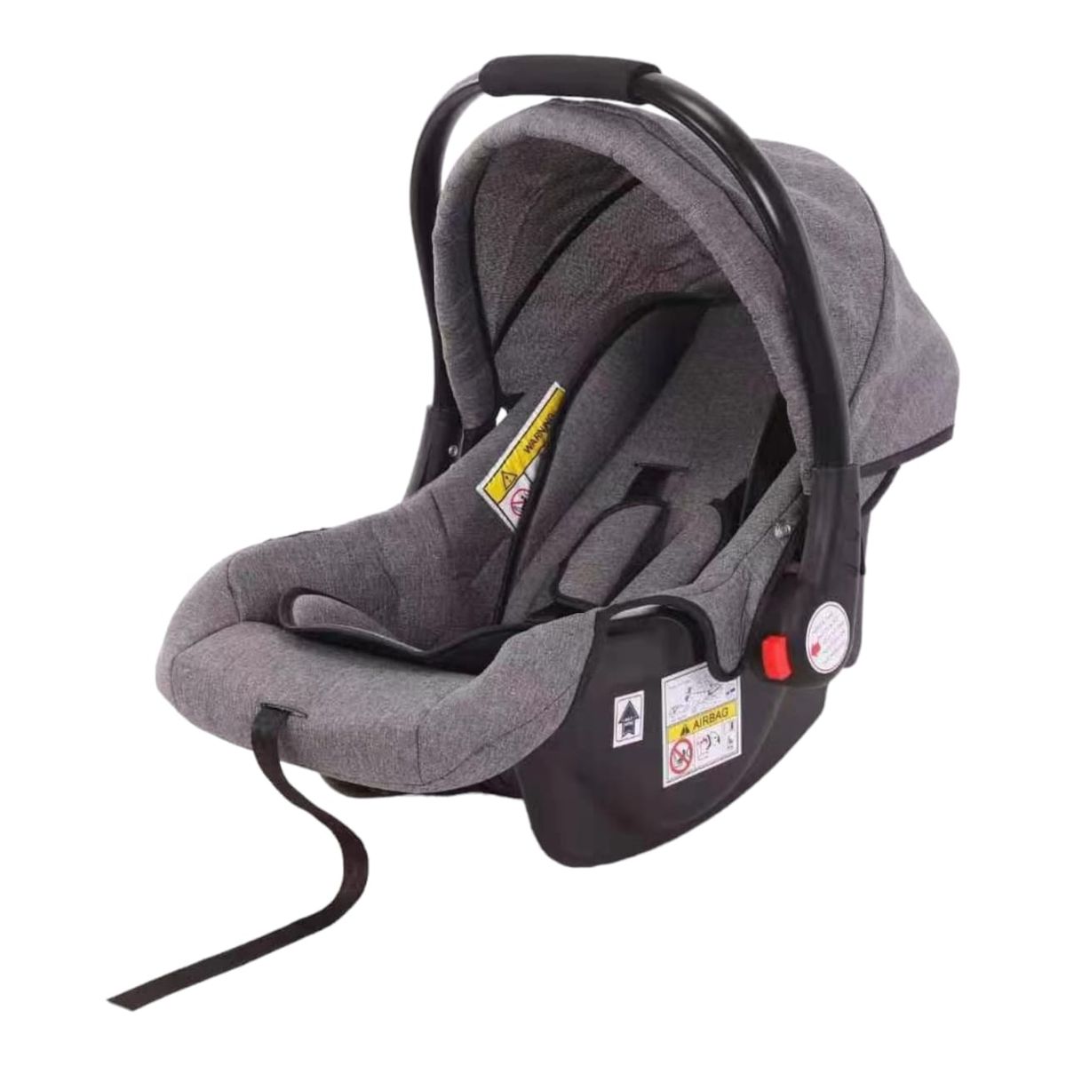 SMTE -  Baby Car Seat with Multifunction Handle & Collapsible SunshadeGrey