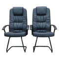 SMTE - Set of 2 Black Visitor Office Chairs