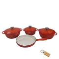 SMTE - 7Piece Nonstick Cookware SetOrange