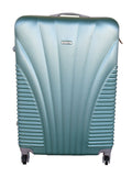 SMTE - Blue Star 1 Piece Hard Outer Shell Luggage 20" - Light Green