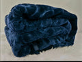 SMTE - New Double Size Blanket - One-Ply - Warm And Soft with IYWA Tieback - Navy