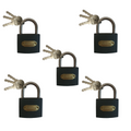 SMTE - 5 x Security Lock Iron Shackle 60mm