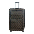 SMTE - Trolley 1Piece Travel Luggage SpinnerFabric Brown22 cm