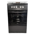 SMTE - Ferre Full Gas 4 Burner Gas Stove with Gas OvenBlack