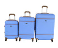 SMTE - 3Piece Travel Luggage Suitcase Bag SetStylishLight Blue