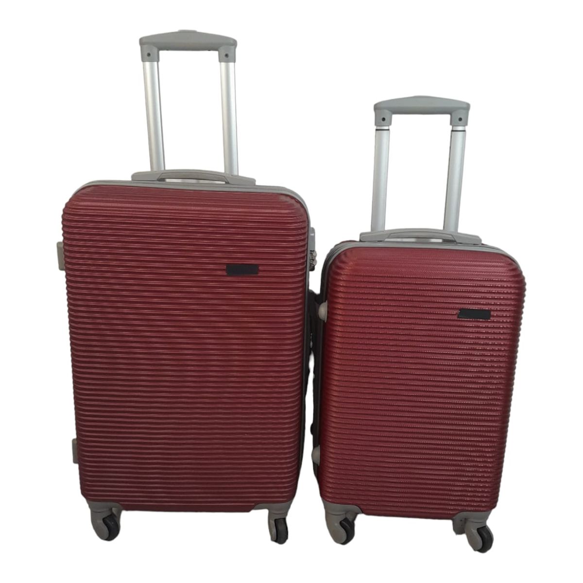 SMTE -  Hard Outer Shell Luggage2 PieceRed