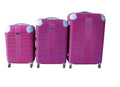 SMTE - Acesa Quality 3 Piece Hard Outer Shell Protected Stylish Luggage Set