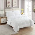 SMTE - 5 Piece Luxury Breathable Comforters Set - Queen - White