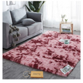 SMTE - New Premium Fluffy Carpet/Rug & Complementary Tieback and KeyringCherry Mix