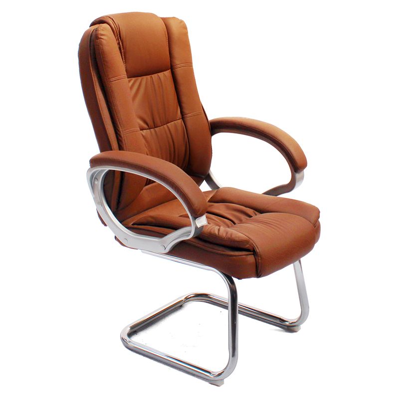 SMTE - Office Chairs -Pu Leather Visitor Executive - Brown
