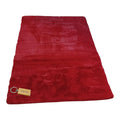 SMTE - Quality Maxsoft Rabbit/Bunny Skin Fluffy Rug With KeychainRed160 L x 230 W cm