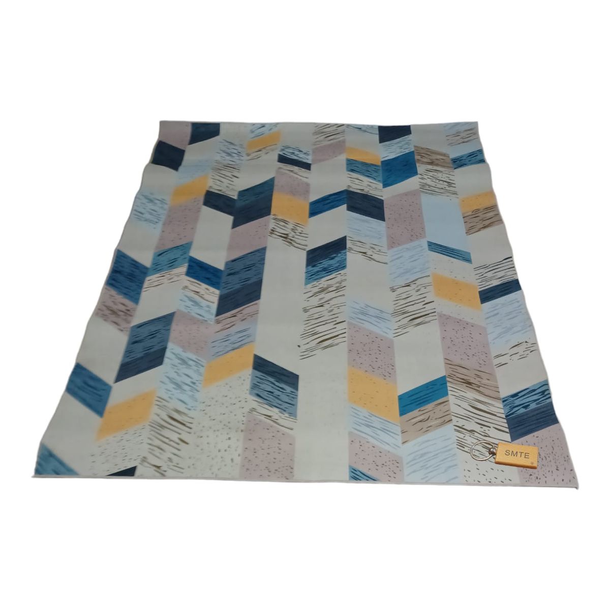 SMTE - 200cm by 150cmModern 3D Geometric Design Area Rug A46 With  keyring