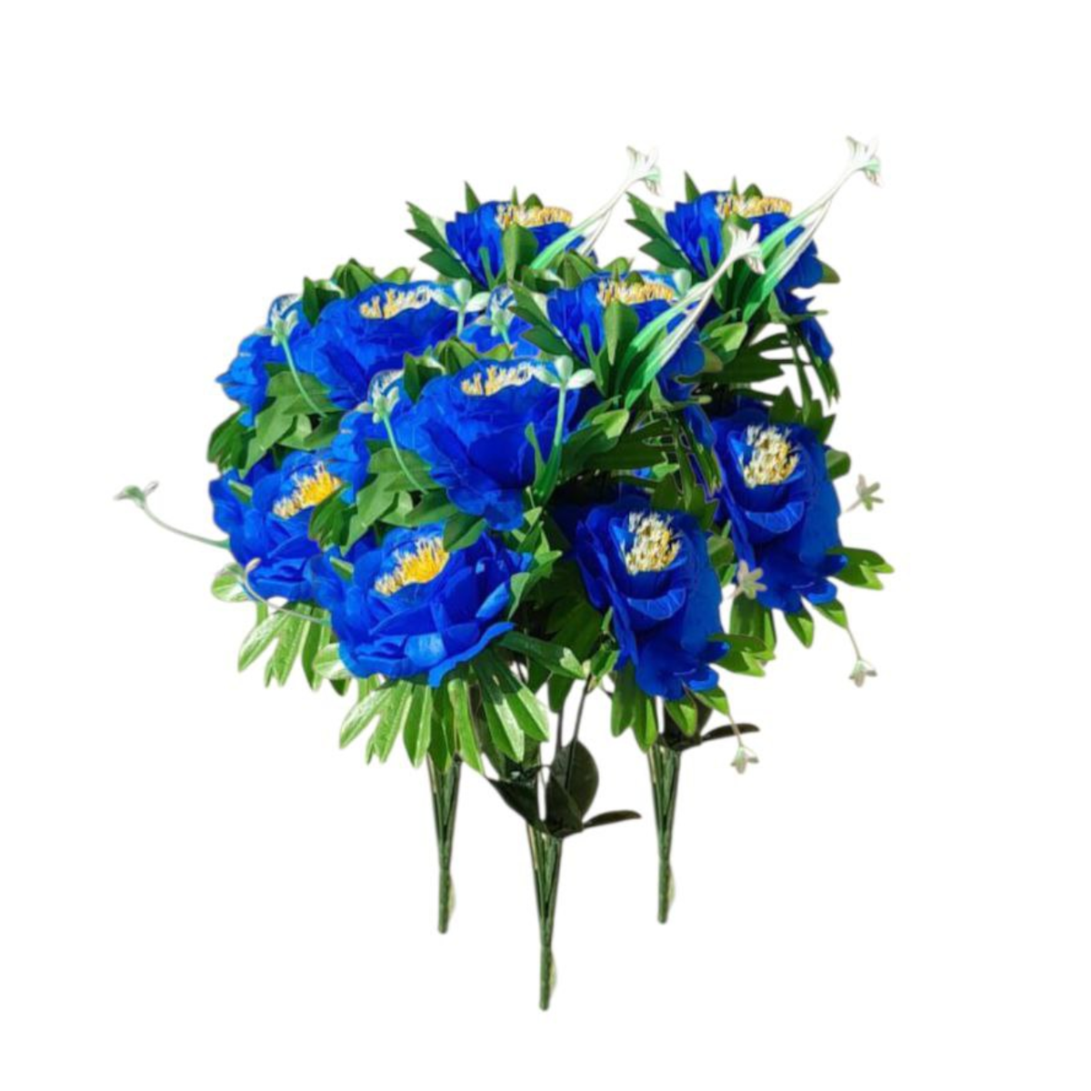 SMTE - Artificial Flower BouquetBlue (HAHP)Set of 3