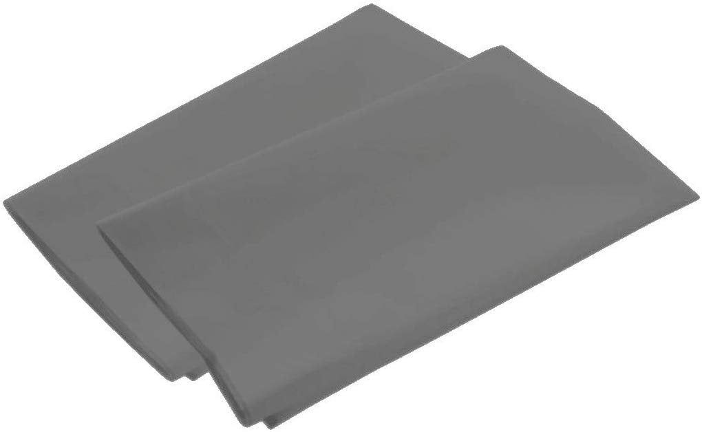 SMTE - Standard Pillow Cases Twin Pack Micro Fibre - Dark Grey