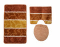 SMTE - Dream World 3pc Turkish Toilet Mat & Cover Set with Non-Slip Under P/O/G