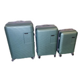 SMTE - Acesa - Quality 3 Piece Hard Outer Shell Avi Travel Luggage Suitcase Set