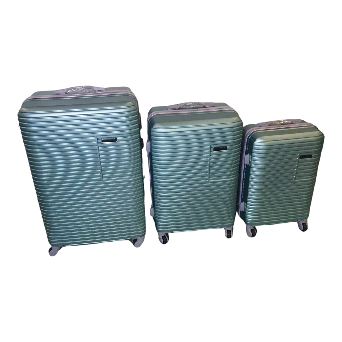 SMTE - Acesa - Quality 3 Piece Hard Outer Shell Avi Travel Luggage Suitcase Set