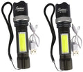 SMTE - Andowl Rechargeable Super Bright Alloy Torch - Q9626D - Pack of 2
