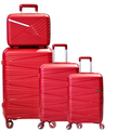 SMTE - Mooistar Travel Luggage Bag Set 4 Pieces Red