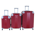 SMTE - Travel 28Inch Luggage Suitcase Bag SetStylish3PieceMaroon
