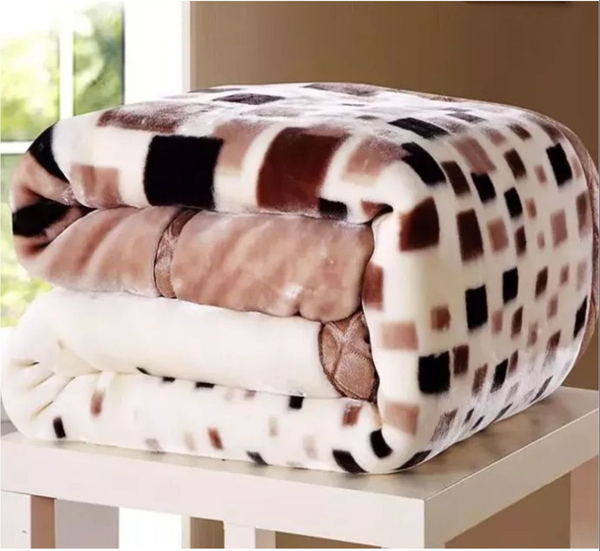 SMTE - 2Ply Warm Winter Blanket High Quality Extreme Soft - Bijon