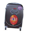 SMTE - 1 Piece Lightweight Luggage 31" - Dark Brown