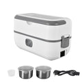 SMTE - Heated Lunch Box, EU Plug 220V Food Grade Material Portable Handle